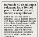 Barbat de 40 de ani cauta o doamna intre 50 si 65 pentru intalniri placute sincere si respectuoase - imagine 1