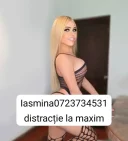 Transexuala blonda reala siliconata trimit poze din locatie - imagine 5