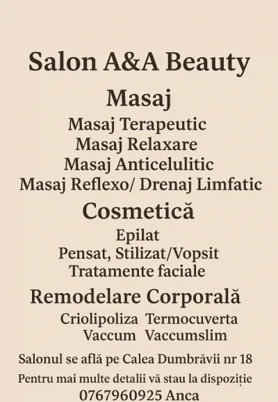 Masaj Relaxare-Terapeutic