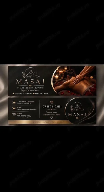 Masaj de Relaxare Exclusiv Pentru Doamne și Domnișoare!!!